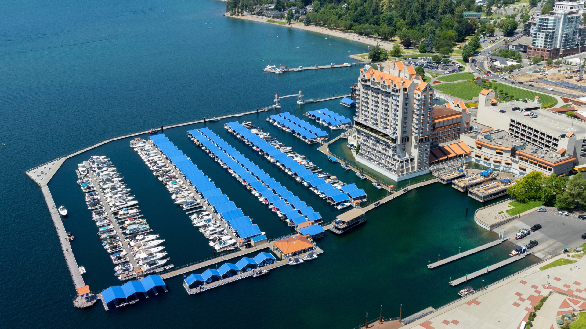 Resort Exterior with Marina